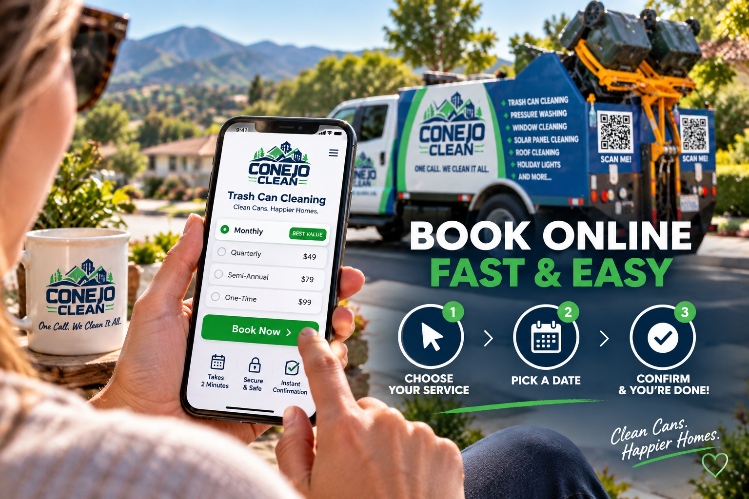 Sign Up Online or By Phone